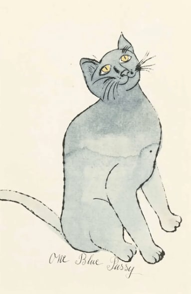 Andy Warhol, F.S. IV 68A, from 25 Cats Named Sam, ca . 1954