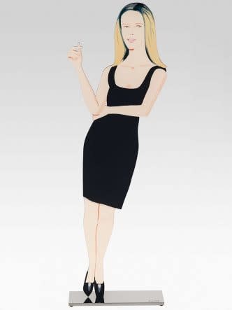 Alex Katz, Black Dress 6 (Yvonne), 2018