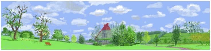 David Hockney, 30th May 2021, From the Studio, 2021