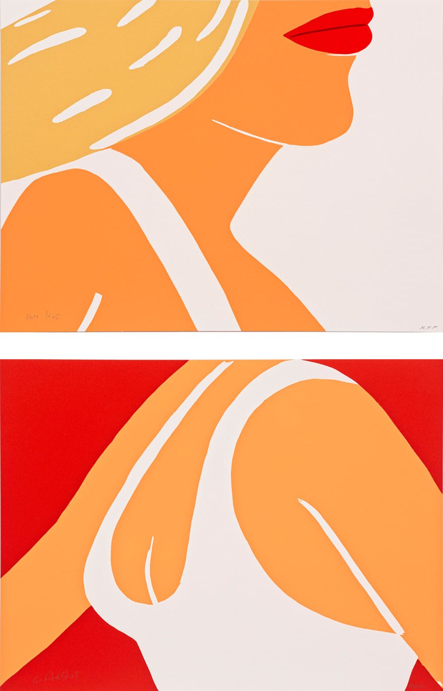 Alex Katz, Coca Cola Girl 10 & 11, 2021