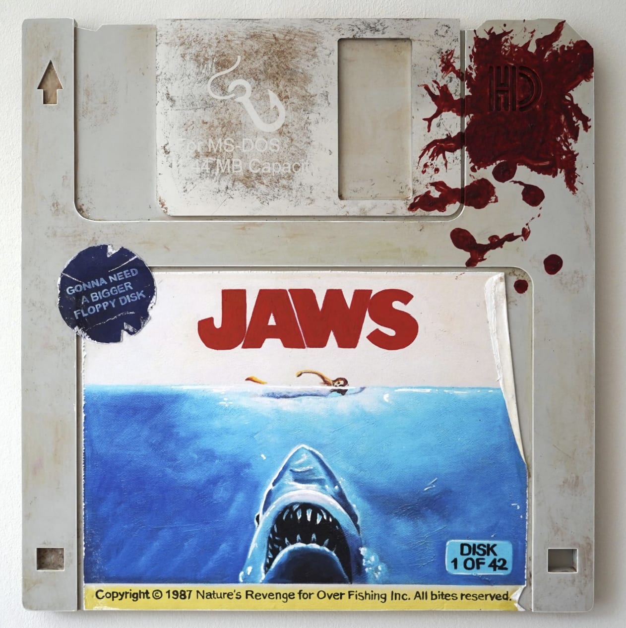 Arlo Sinclair, JAWS: All Bites Reserved — 20”, 2025