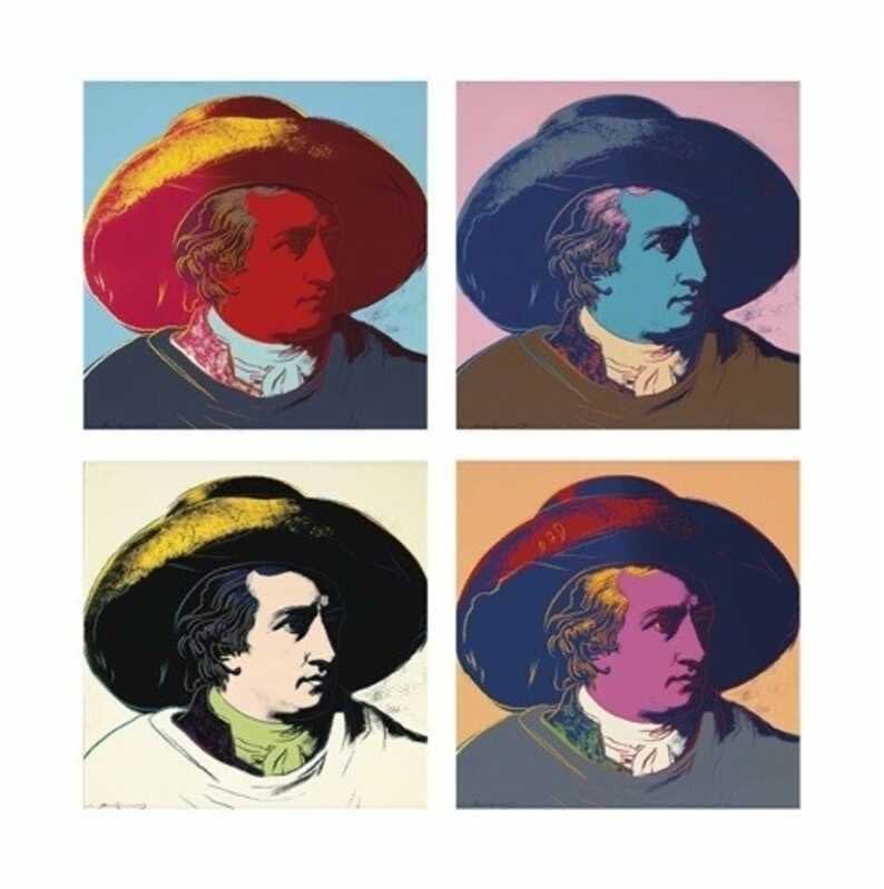 Andy Warhol, Goethe Complete Portfolio (FS II.270-273), 1982