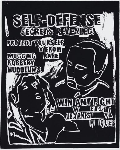 Andy Warhol, Self Defense Negative , 1985-86 | Guy Hepner