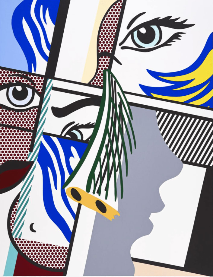 Roy Lichtenstein, Modern Art II (C. 301), 1996