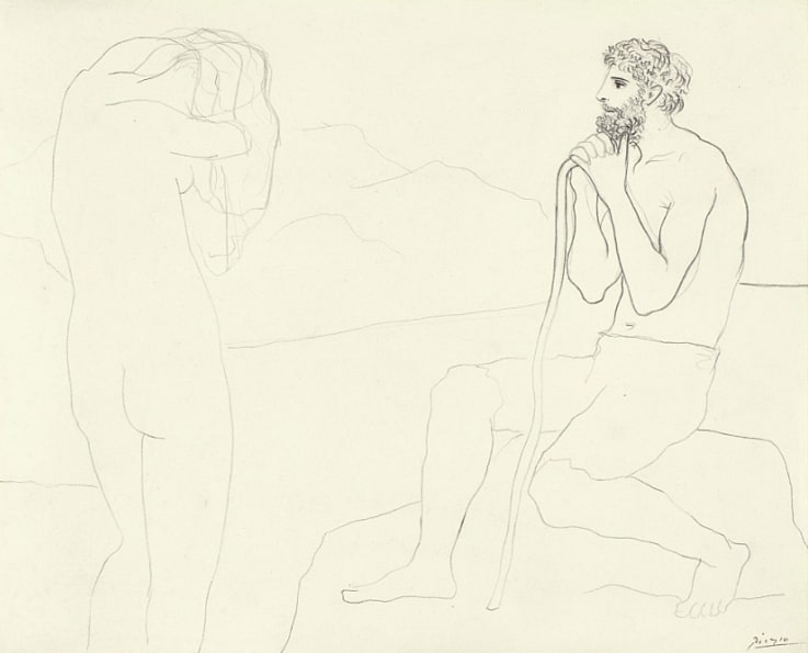 Pablo Picasso, Homme et Femme, 1926