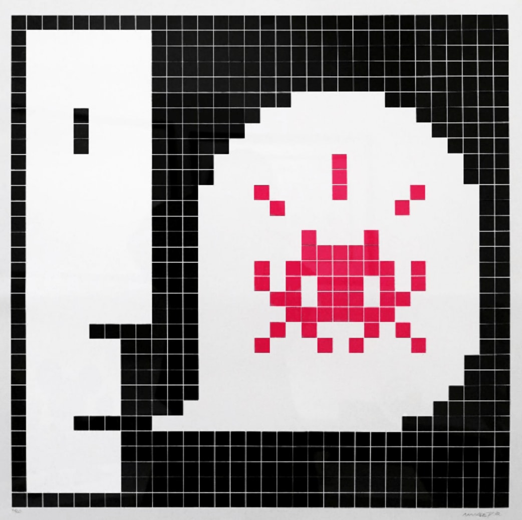 Invader, Alert: System Infected (Magenta), 2021