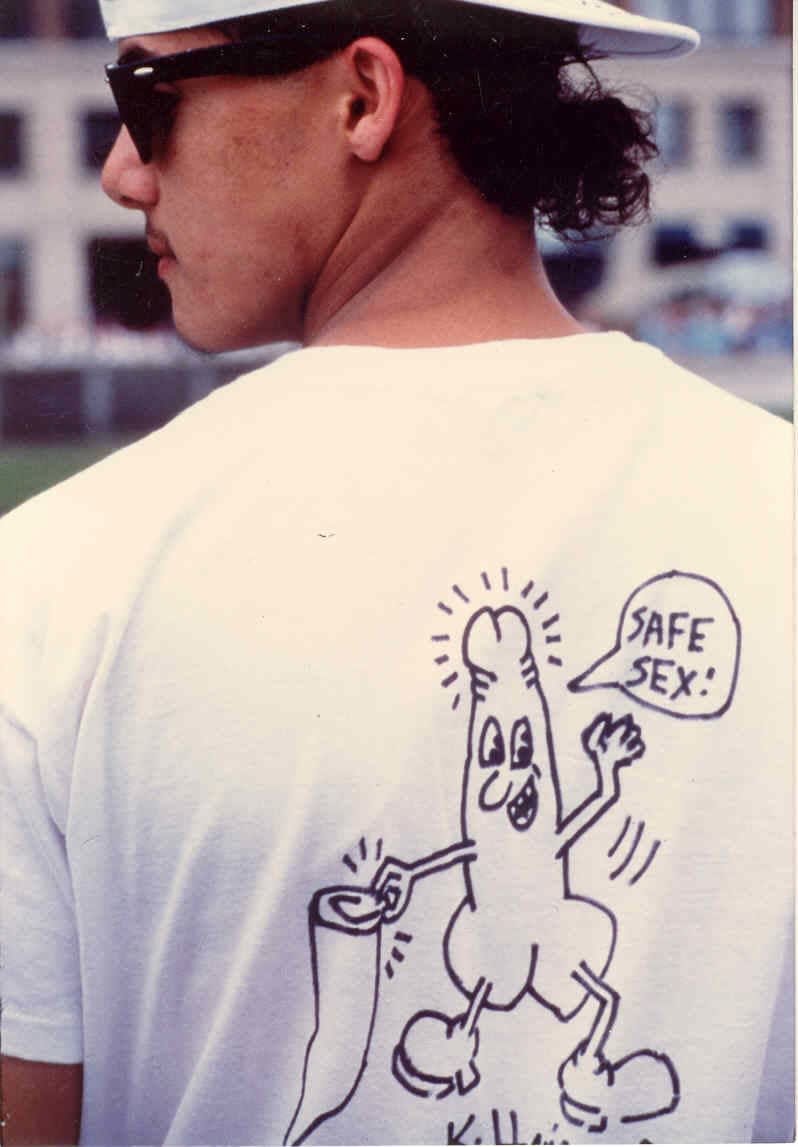Keith Haring, Safe Sex T Shirt, 1989