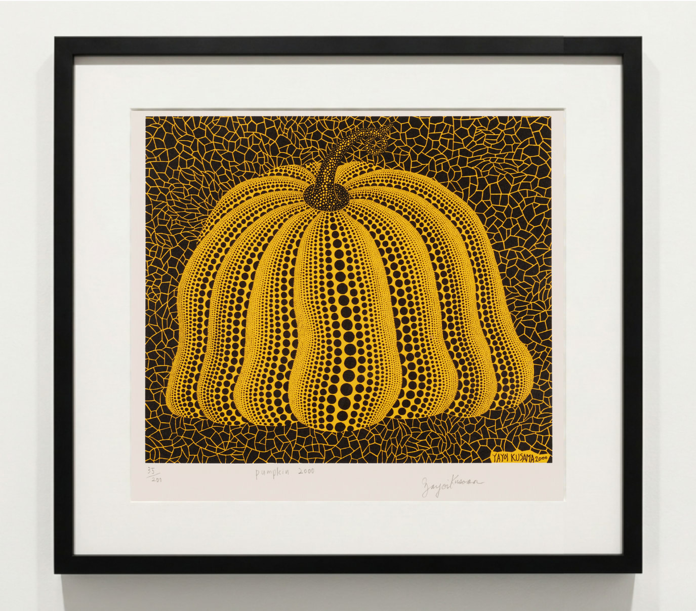 Yayoi Kusama, Pumpkin 2000 (yellow) , 2000