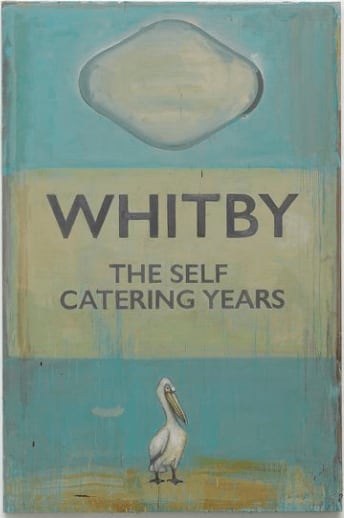 Harland Miller, Bad Weather Painting 2, 2020