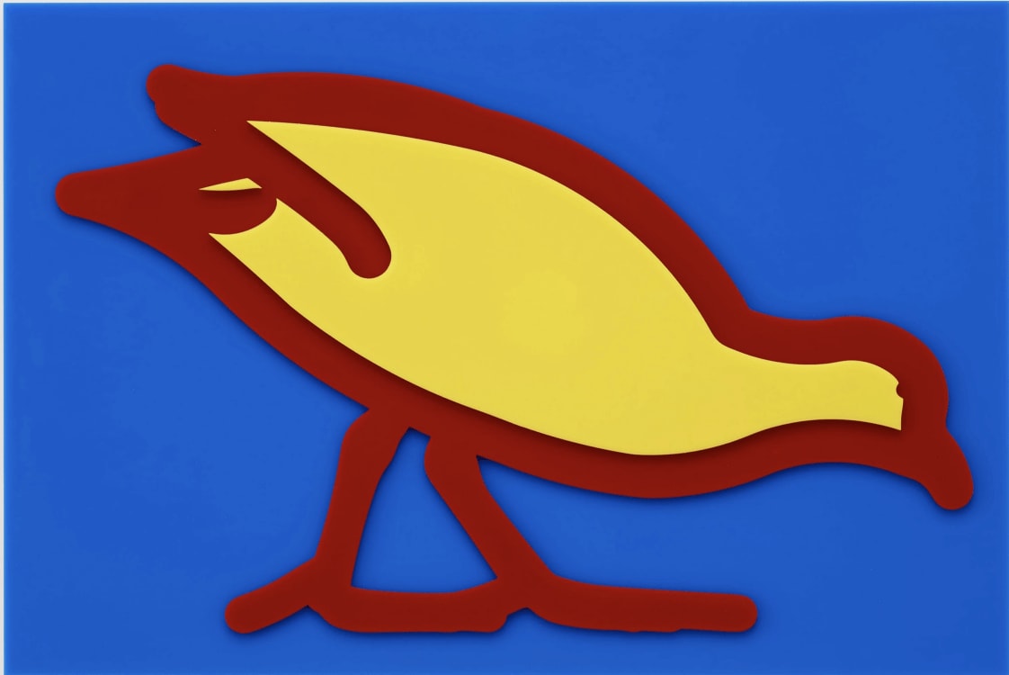 Julian Opie, Small Birds Swamp Hen, 2020