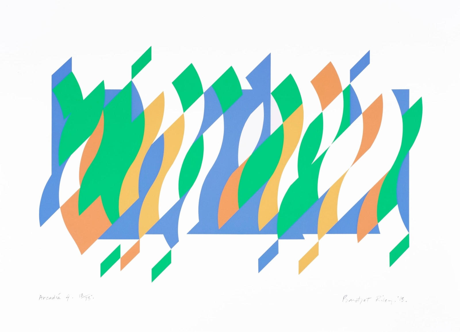 Bridget Riley, Arcadia 4, 2013
