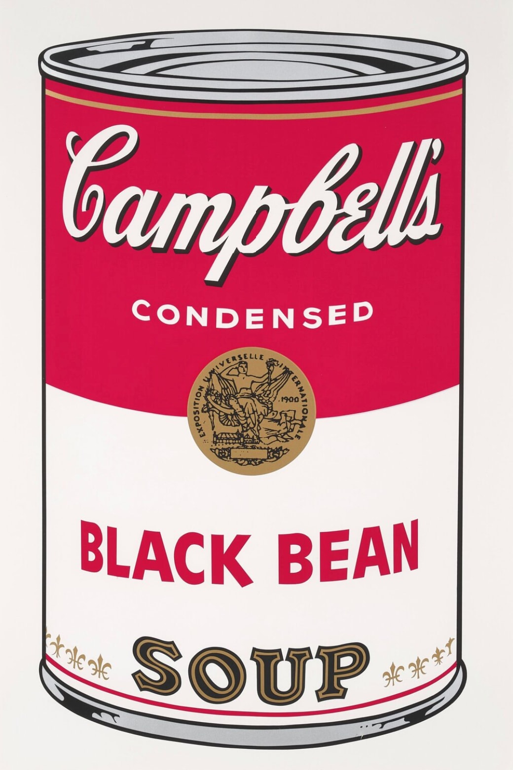 Andy Warhol, Black Bean Soup F.S. II 44, 1968