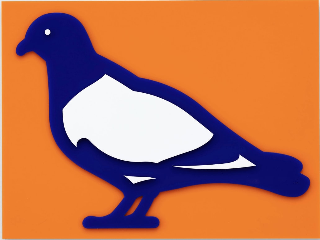 Julian Opie, Small Birds Pigeon, 2020