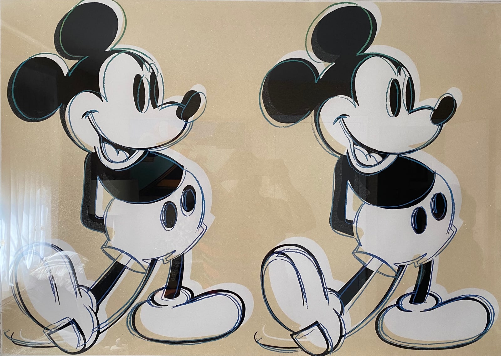 Andy Warhol, Double Mickey Mouse (Cream) F.S. A.269, 1981