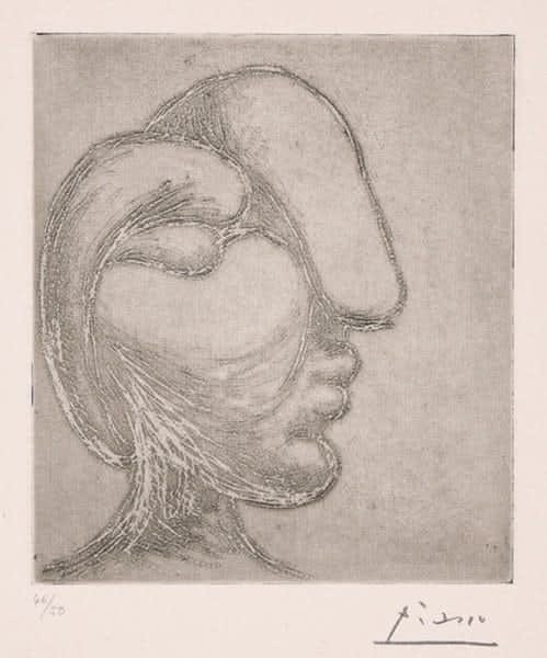Pablo Picasso, Tete de Femme, 1933
