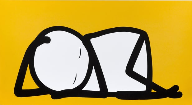 STIK, Sleeping Baby (Yellow) , 2015