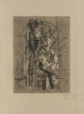 Pablo Picasso, L'Homme à la Guitare, 1915-29