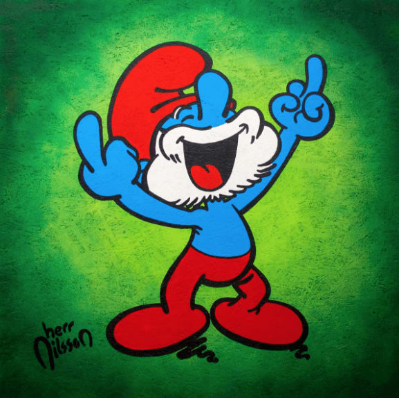 Herr Nilsson, Papa Smurf, 2017