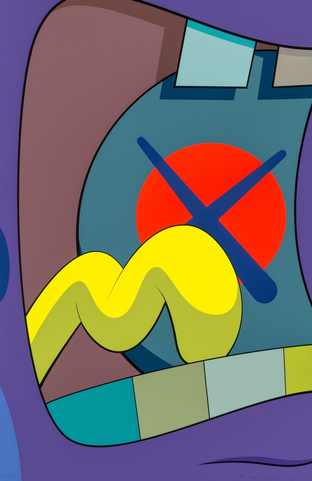 KAWS, Ups and Downs No. 4, 2013