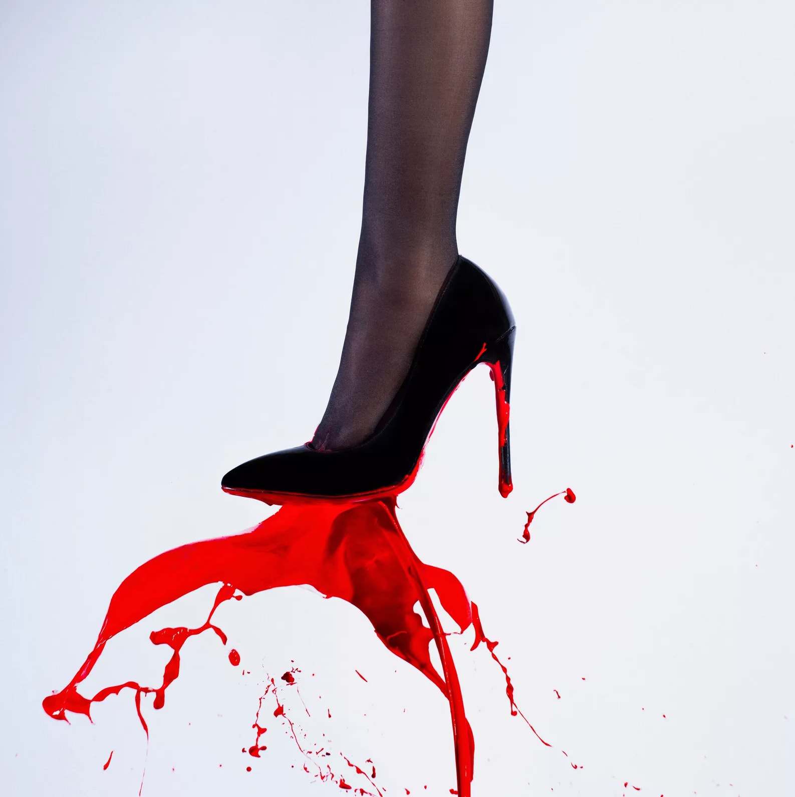 Tyler Shields, Paint High Heel, 2025
