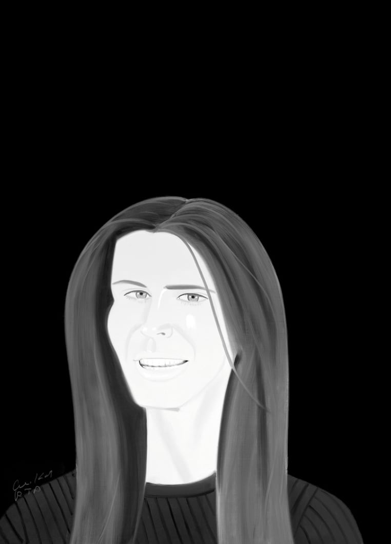 Alex Katz, Yvonne, 2017