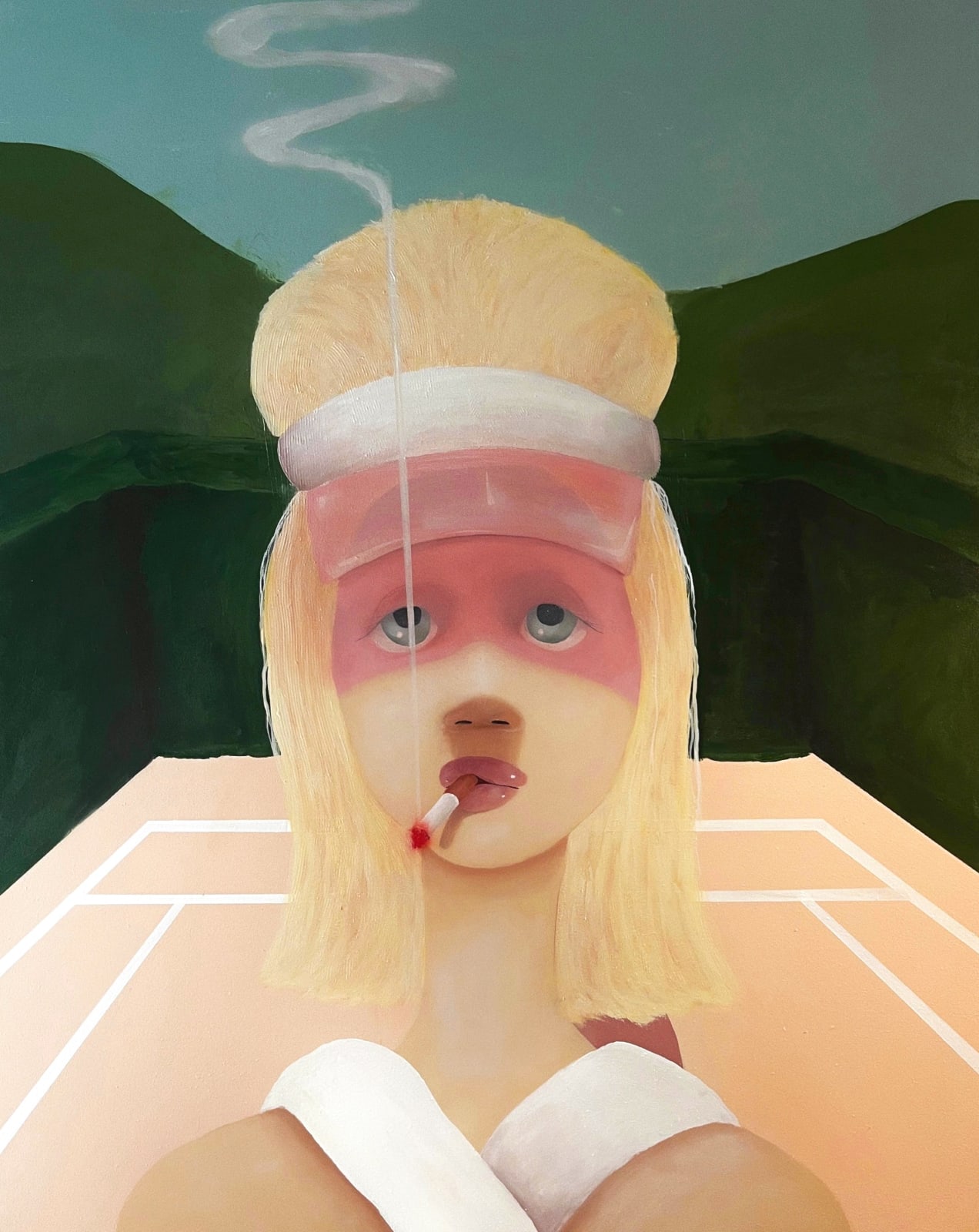 Ben Evans, Tennis Painting 91, 2023