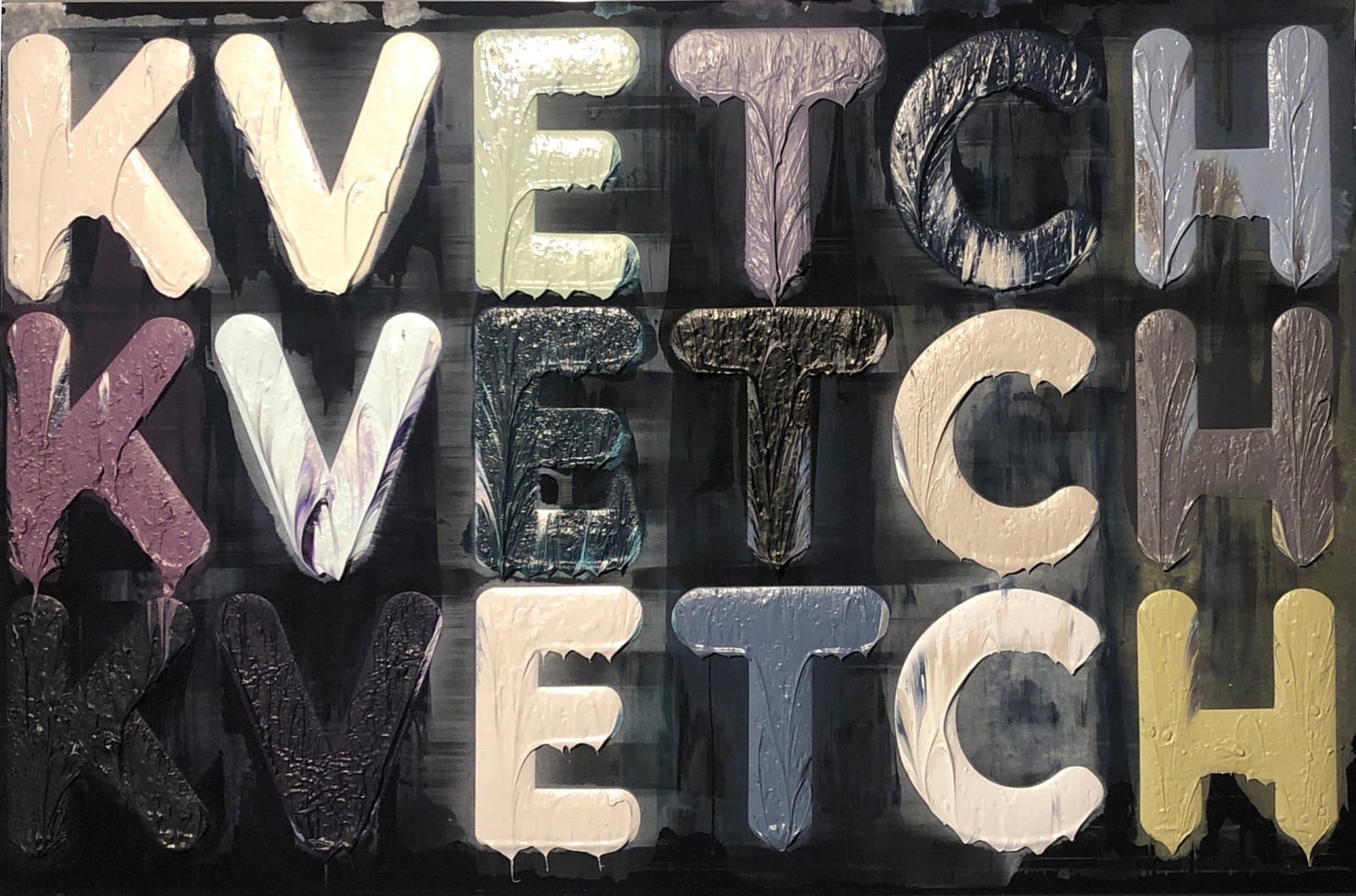 Mel Bochner, Kvetch, 2011