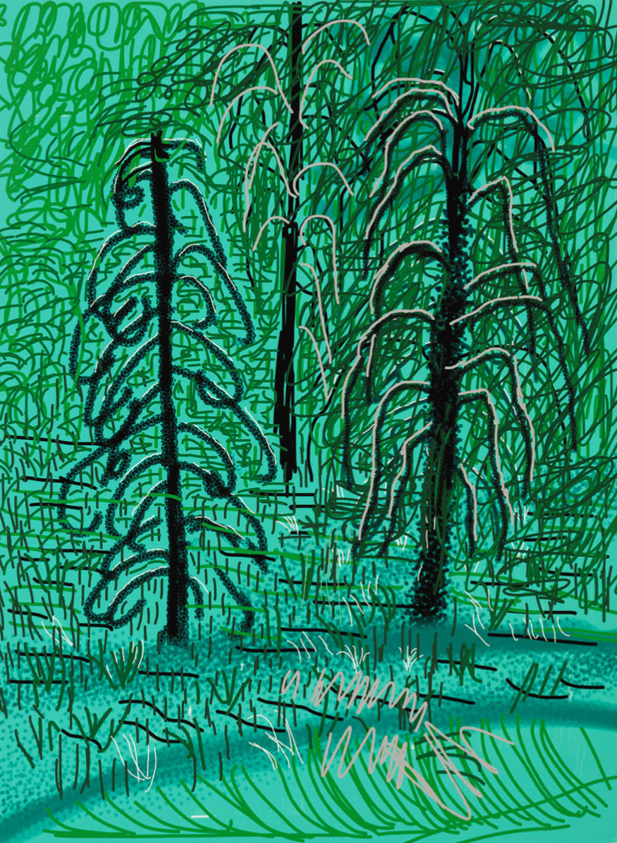David Hockney, The Yosemite Suite No. 16, 2010