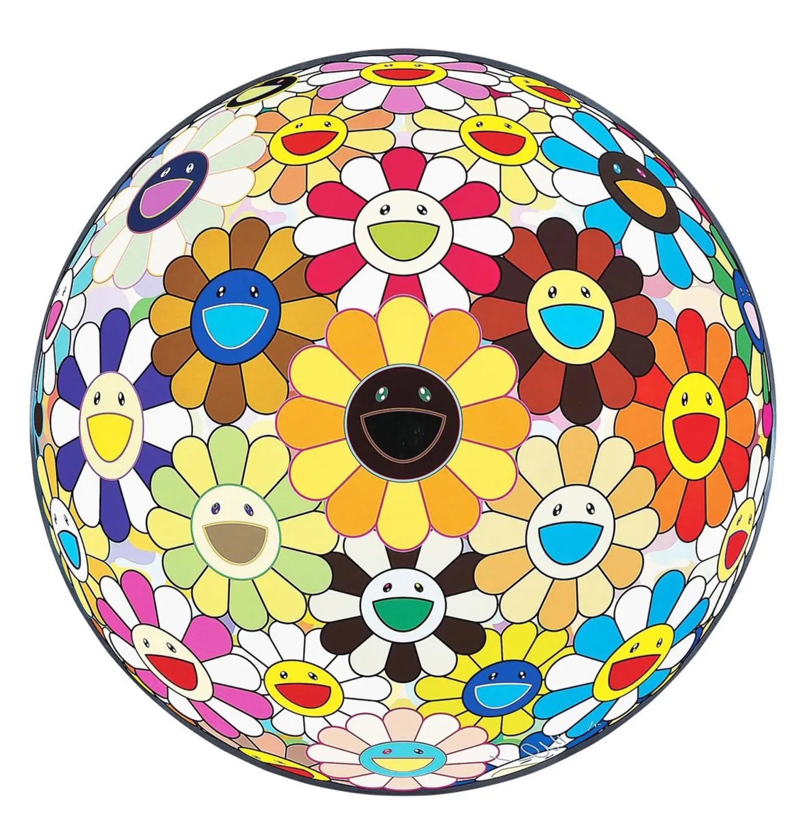 Takashi Murakami, Flower Ball (Sunflower), 2011