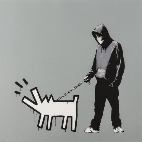 Banksy, Choose Your Weapon Cool Grey, 2010