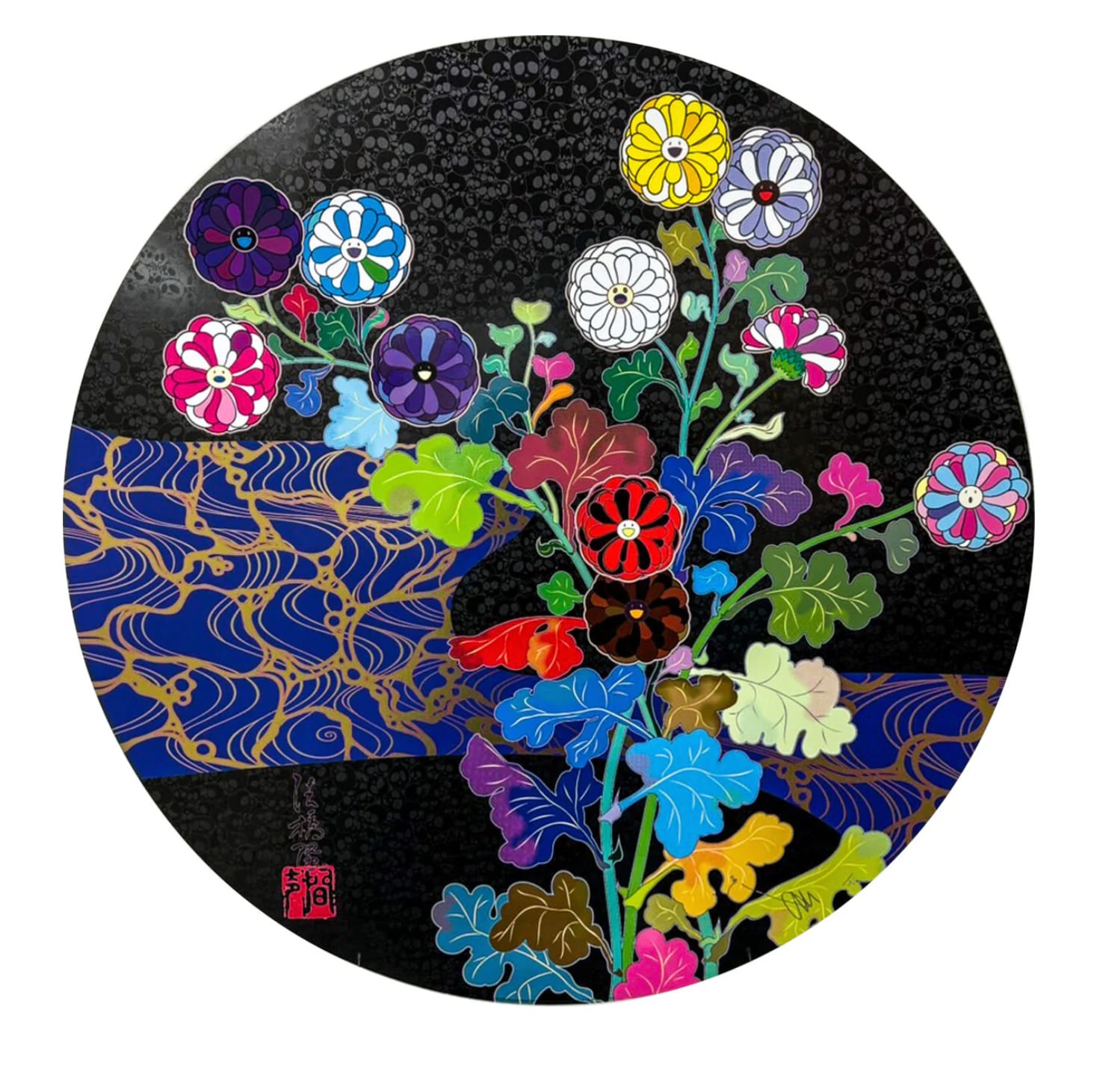 Takashi Murakami, Kyoto Kōrin Mononoke Flower, 2024