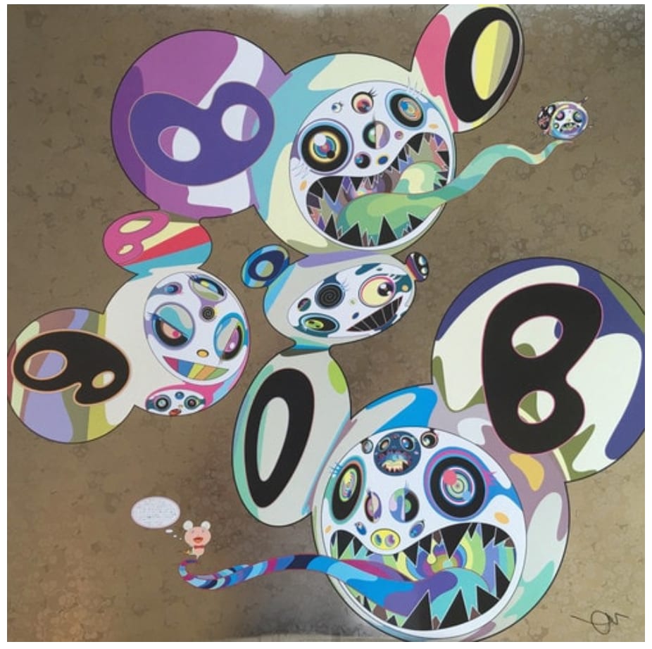 Takashi Murakami, Spiral , 2014