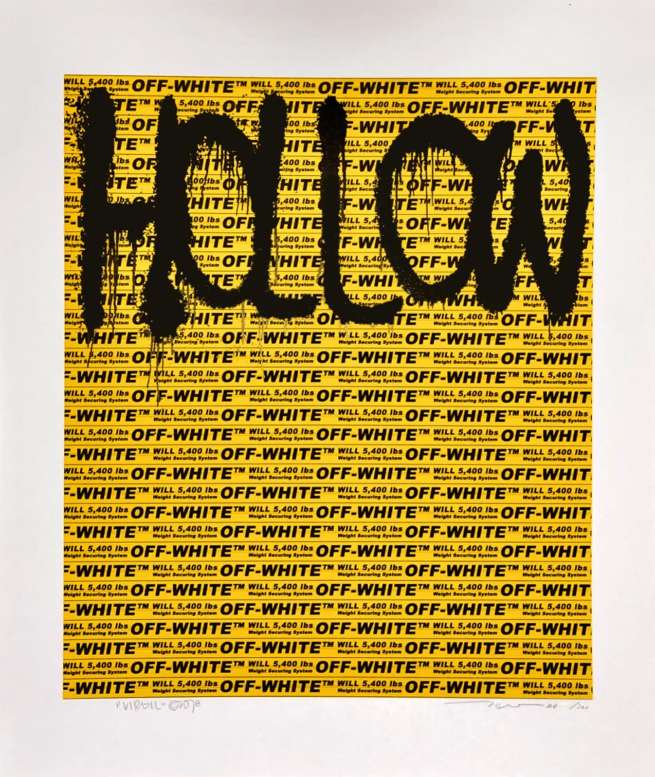 Virgil Abloh, Hollow Man, 2018
