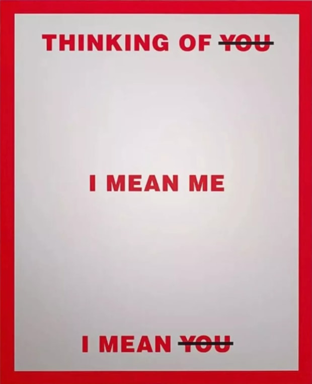 Barbara Kruger, Untitled (Thinking of You), 2024