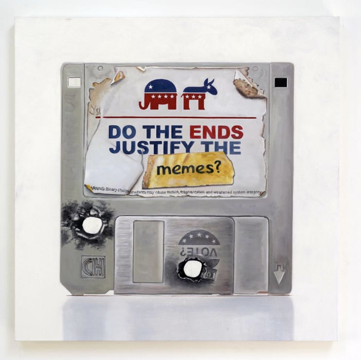 Arlo Sinclair, Ends Justify The Memes (3.5" Disk), 2025
