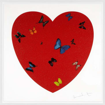 Damien Hirst, All you need is love, love, love (Diamond Dust), 2009