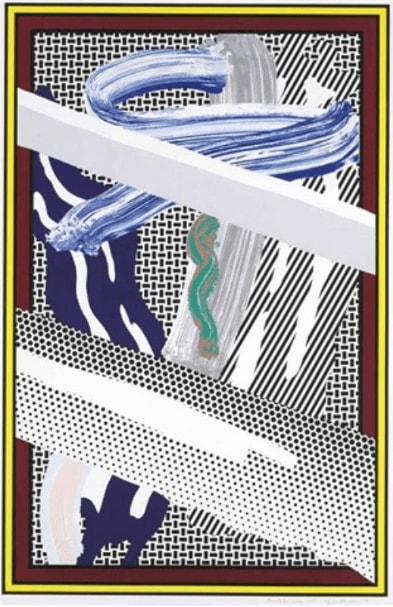Roy Lichtenstein, Reflections on Expressionist Painting (C. 255), 1965