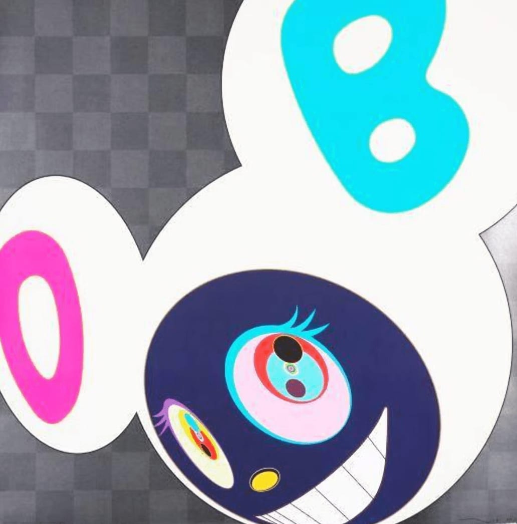Takashi Murakami, And Then (platinum), 2008