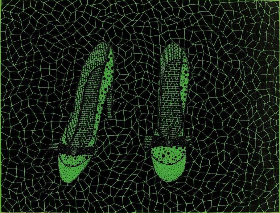 Yayoi Kusama, Green Shoes