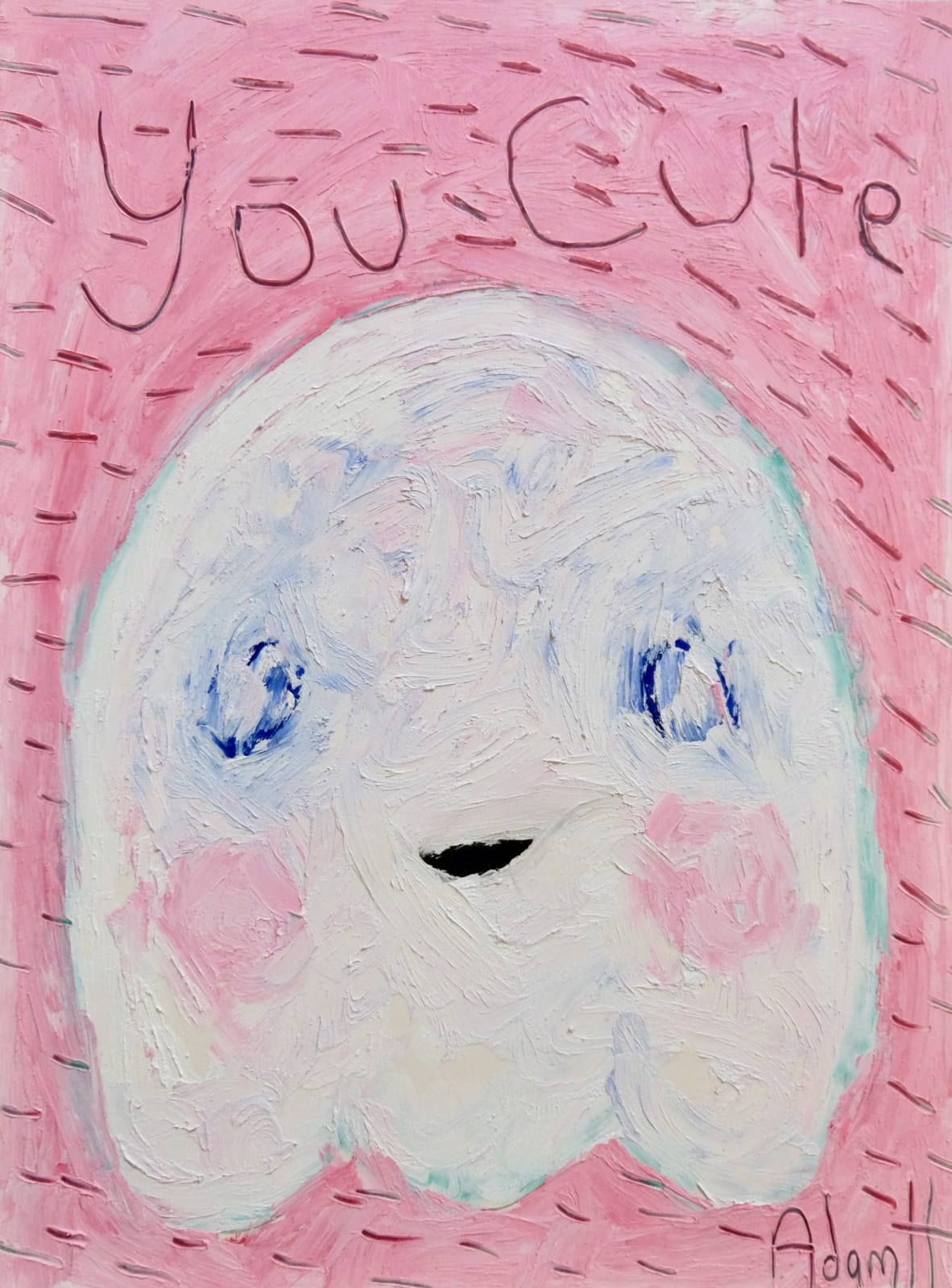 Adam Handler, You Cute Ghost With Horizontal Rain, 2021