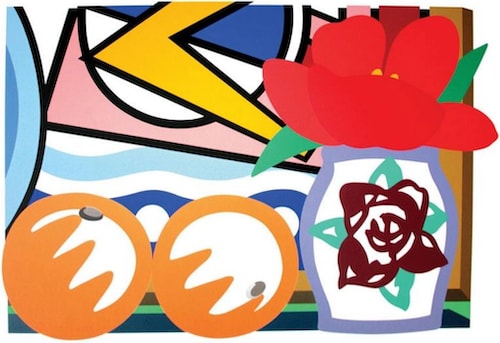 Tom Wesselmann, Still Life With Lichtenstein and Two Oranges, 1993