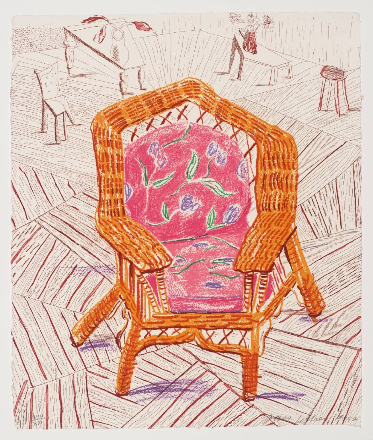 David Hockney, Number One Chair