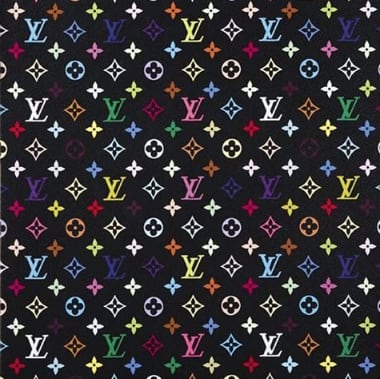 Takashi Murakami, LV Monogram Multicolor Black, 2007