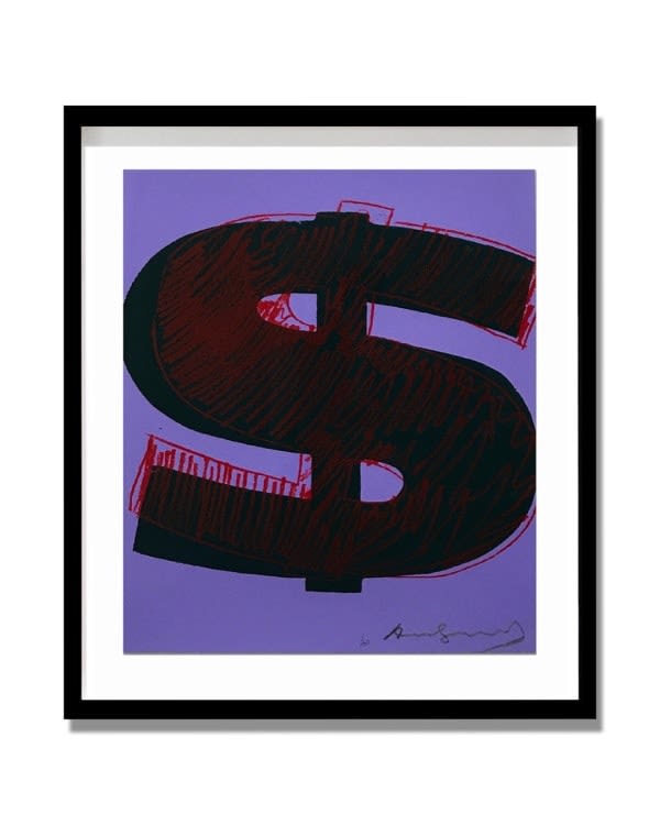 Andy Warhol, $ Dollar Sign (FS.IIA.275), 1982