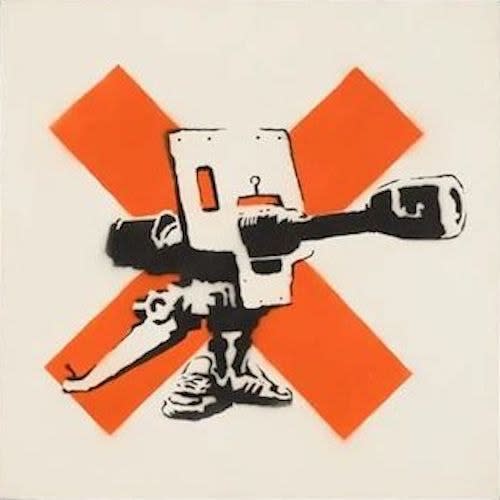 Banksy, Bad Meaning Good , 2002