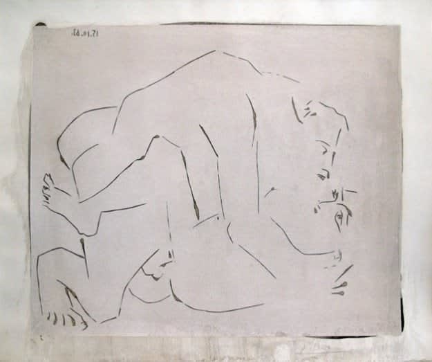 Pablo Picasso, L'Etreinte (Bloch 1150), 1963