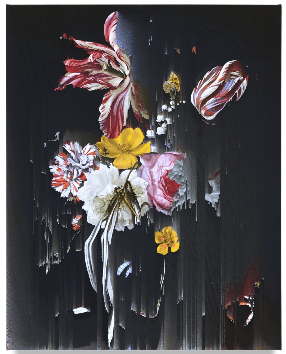 Gordon Cheung, New Order Flower Still Life (after Maria van Oosterwijck, c. 1669)`, 2022
