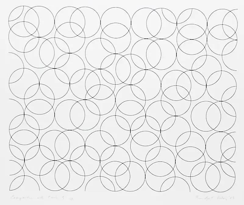 Bridget Riley, Composition With Circles 5, 2005