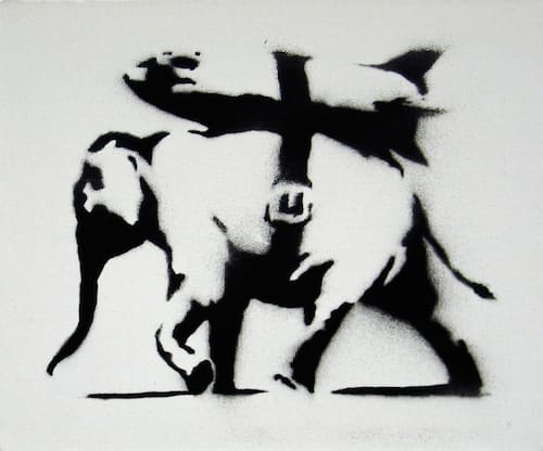 Banksy, Heavy Weaponry, 2003
