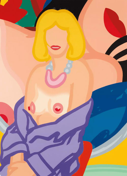 Tom Wesselmann, Claire Sitting with Robe Half Off (Vivienne), 1993